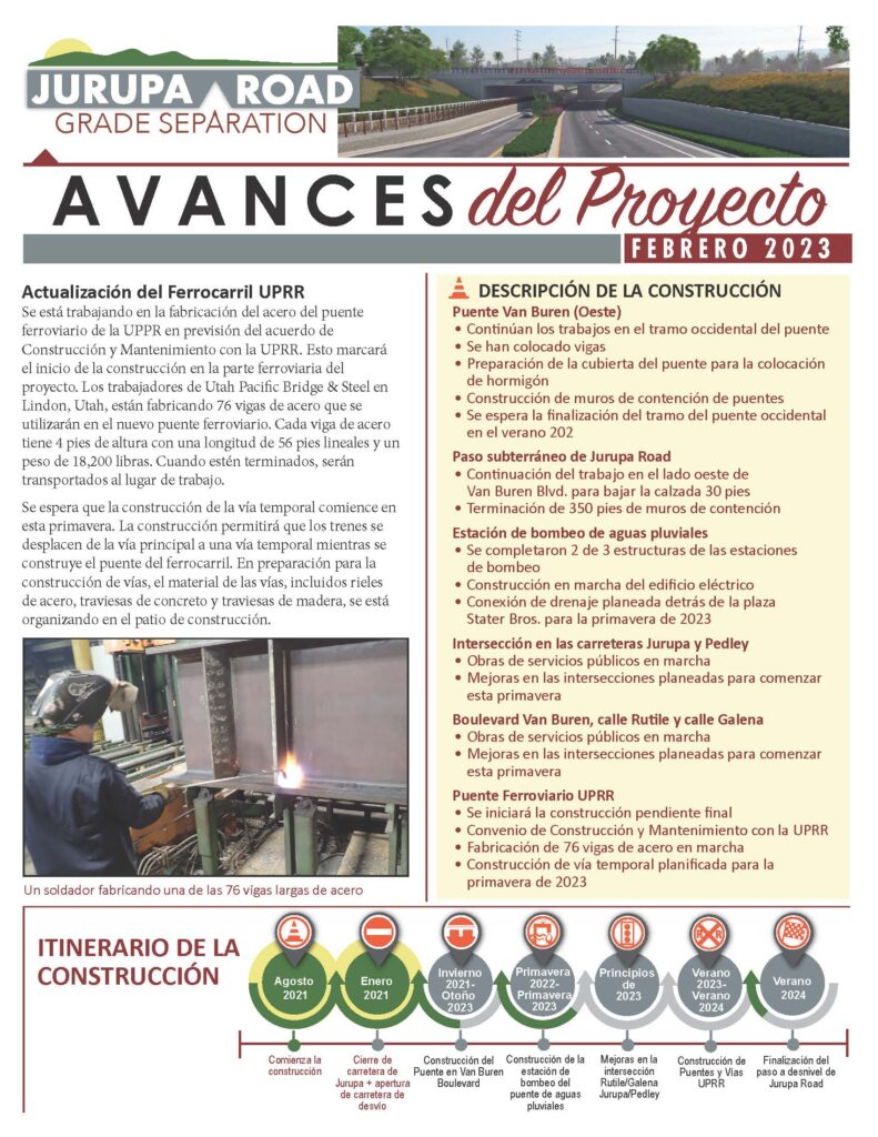 Boletín del proyecto